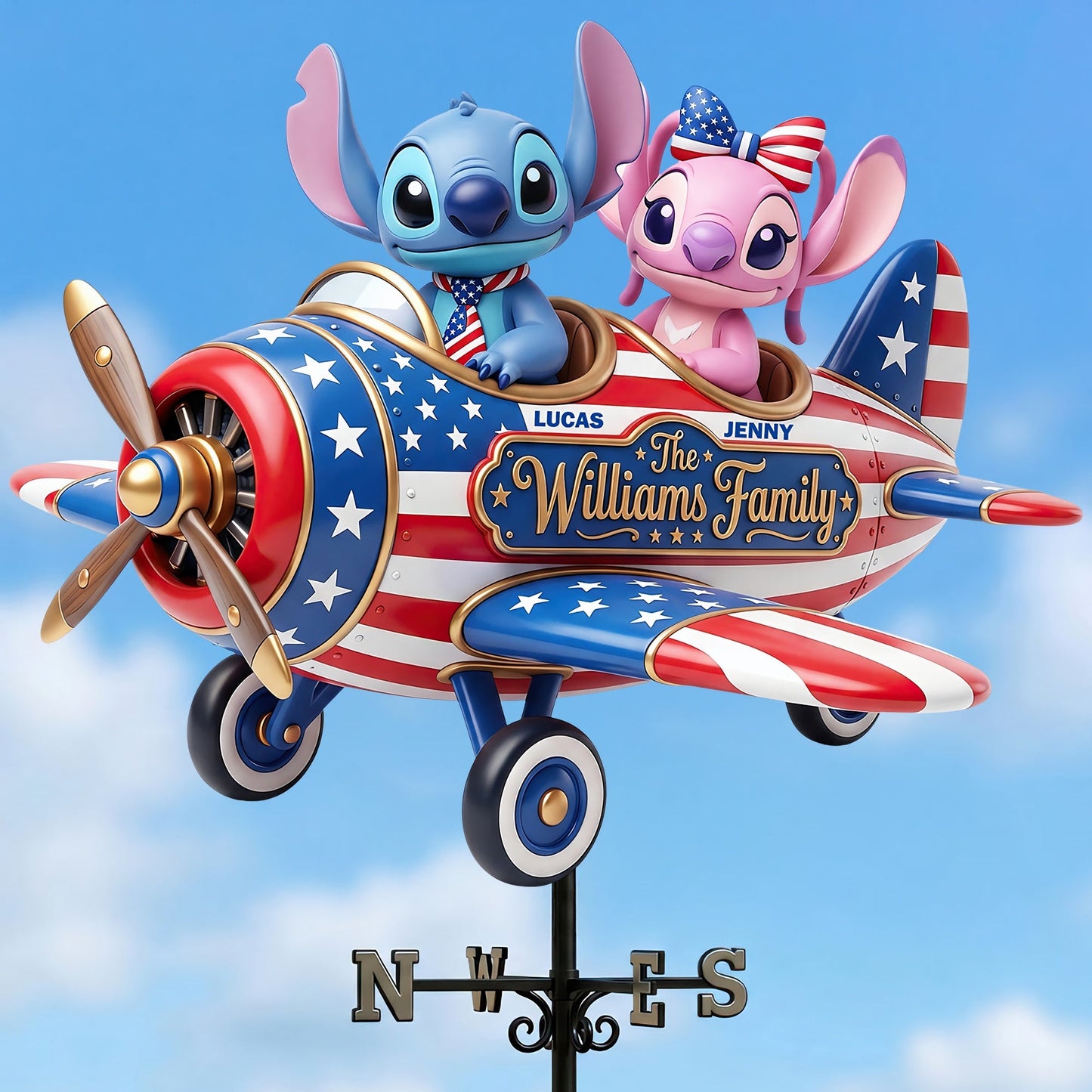 Premium STI Celebrated America 250th Anniversary Metal Weather Vane NMD TTV