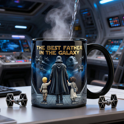 The Best Father Magic Coffee Mug - Personalized Gifts For Father PTT
