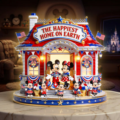 Premium The Happinest Home On Earth Acrylic Light Box NMD CTKT