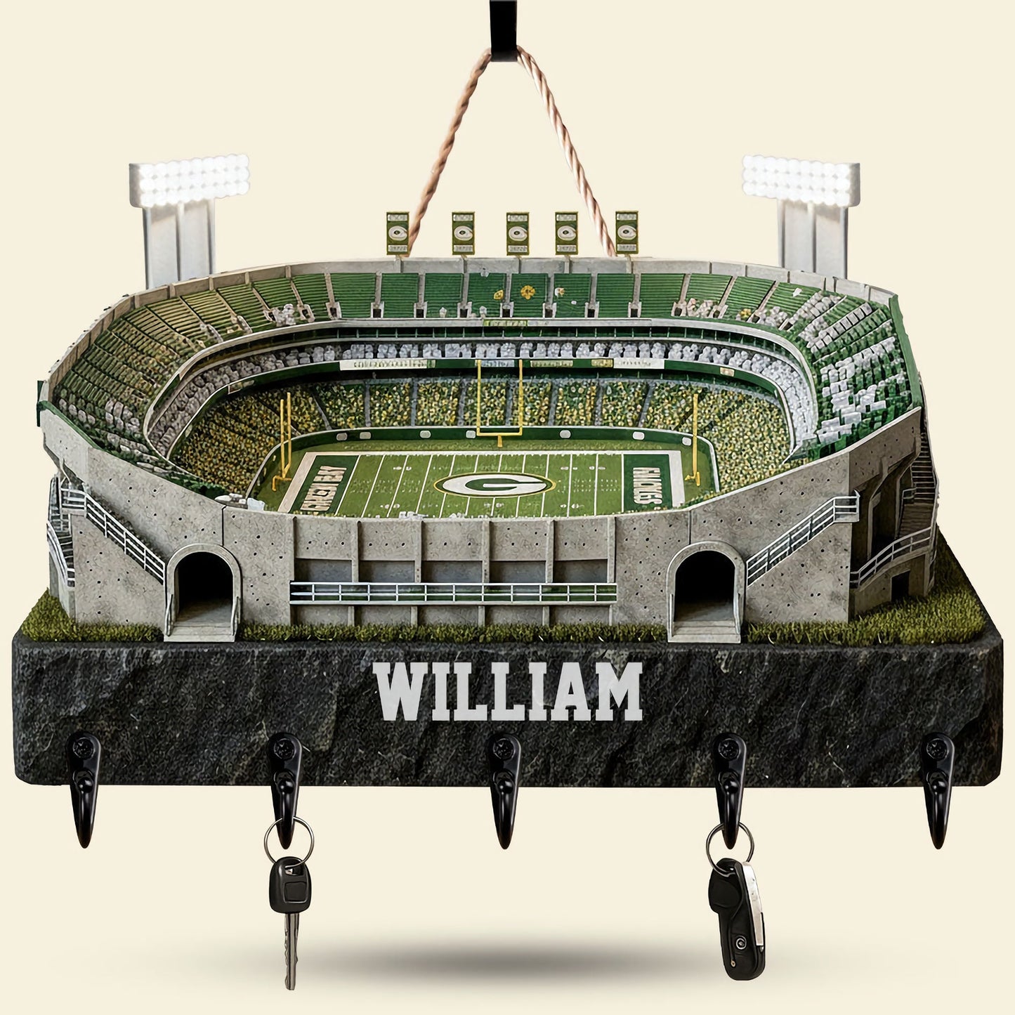 Premium NFL Acrylic Key Hanger NMD TTV