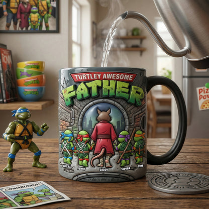 Just Turtley Awesome Magic Ceramic Coffee Mug - Personalized Gifts For Father's Day PTT