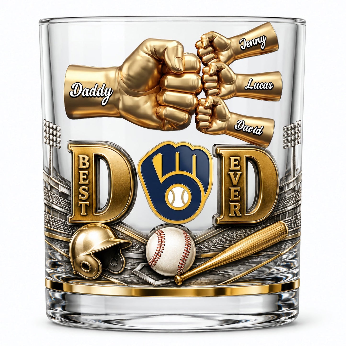 Best Legend Dad Ever Whiskey Glass - Personalized Gifts For Dad NAK TTT