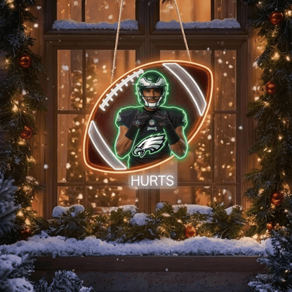 Premium NFL Personalized Football LED Light Acrylic Sign NMD CTKT