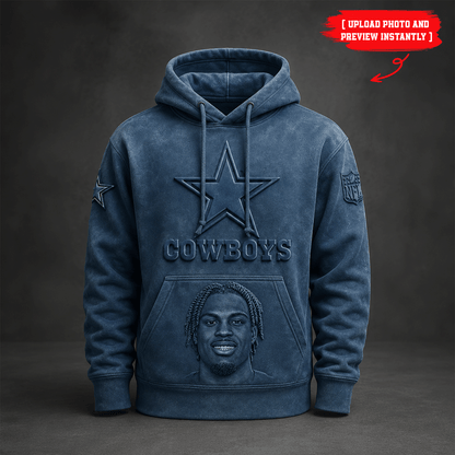 Premium NFL Personalized Embossed Hoodie NMD CTKT