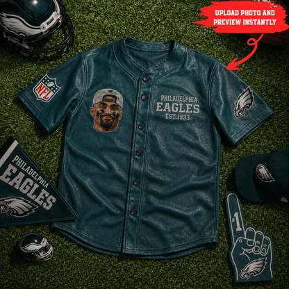 Premium NFL Personalized Vintage Leather Jersey NMD CTKT