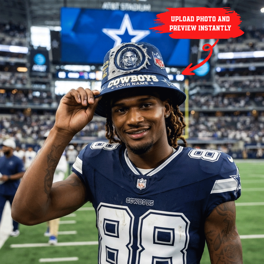 Premium NFL Personalized Vintage Bucket Hat NMD CTKT