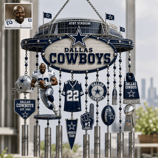 Premium NFL Personalized Wind Chime NMD CTKT