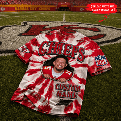 Premium NFL Personalized Distressed Tie-Dye T-Shirt NMD CTKT