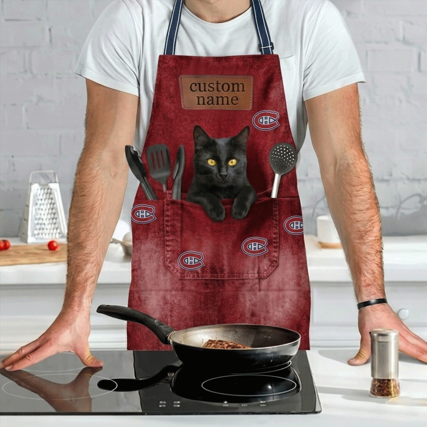 Premium NHL Personalized Dog Apron With Pockets NMD CTKT
