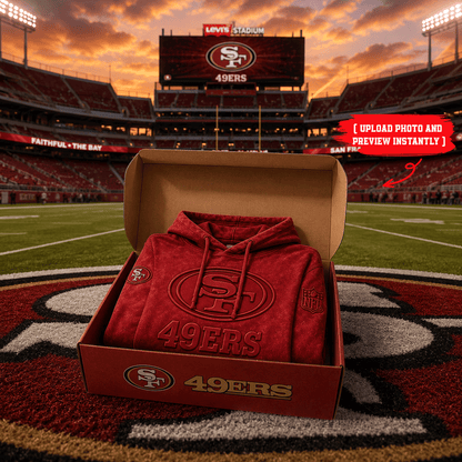 Premium NFL Personalized Embossed Hoodie NMD CTKT