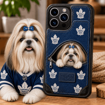 Premium NHL Personalized Pet Fully Printed Wallet Phone Case NMD CTKT