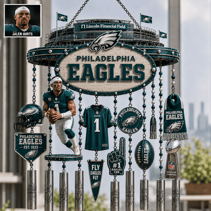 Premium NFL Personalized Wind Chime NMD CTKT