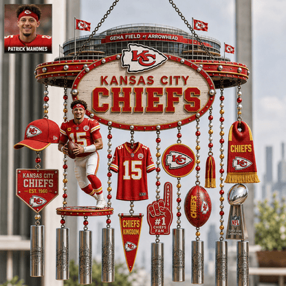 Premium NFL Personalized Wind Chime NMD CTKT