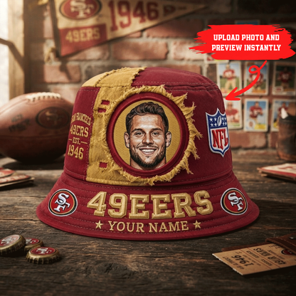 Premium NFL Personalized Vintage Bucket Hat NMD CTKT