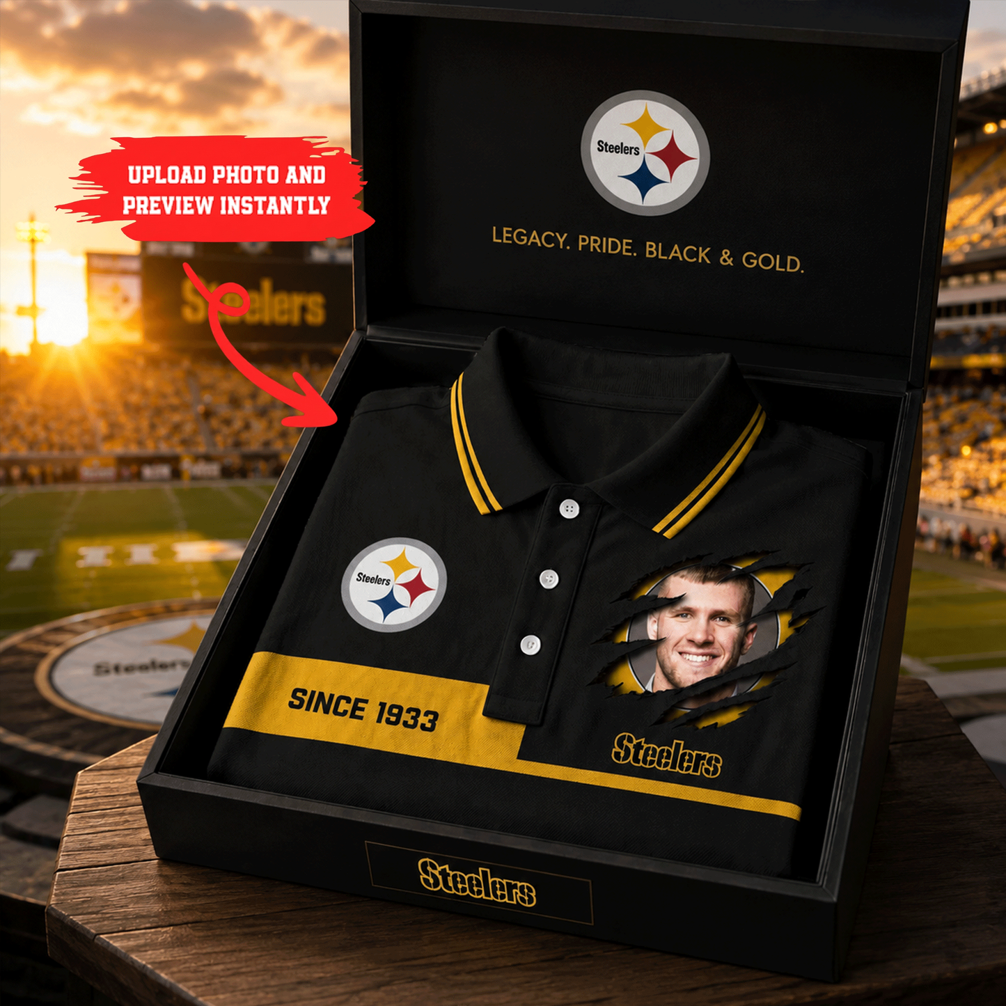 Premium NFL Personalized Polo Shirt NMD CTKT