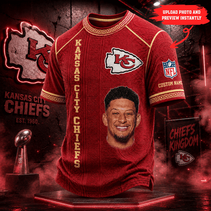 Premium NFL Personalized Portrait Heritage T-shirt NMD CTKT