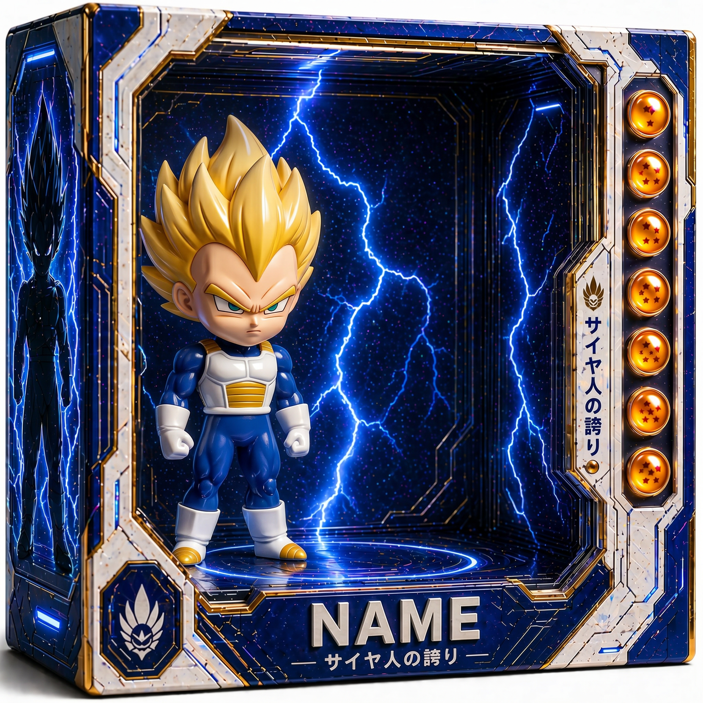 Personalized Anime Plaque Custom Photo – Martial Arts Kid Gift, Custom 3D Character Display, Birthday Gift for Kids, Name Personalized Keepsake