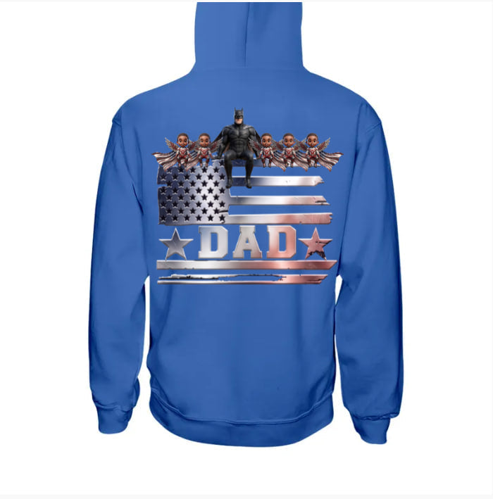 Premium Personalized Daddy and Son Superhero Shirt V1 NMD TTV