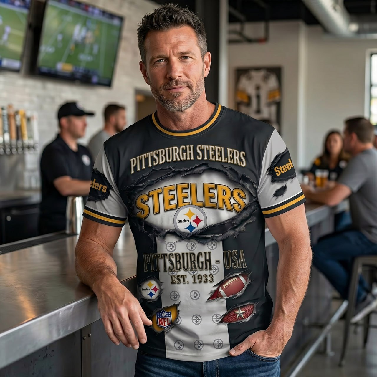 NFL Luxury Classic T-shirt 0406 NAK NHT