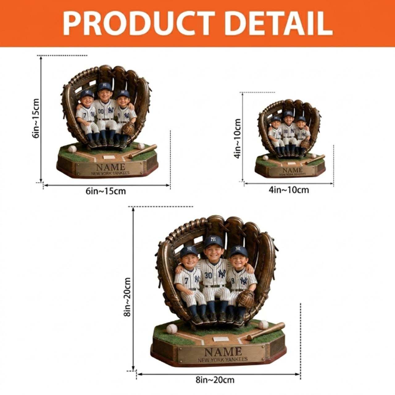 MLB Personalized Baseball Custom Shaped Acrylic Plaque 0906 NAK NHT