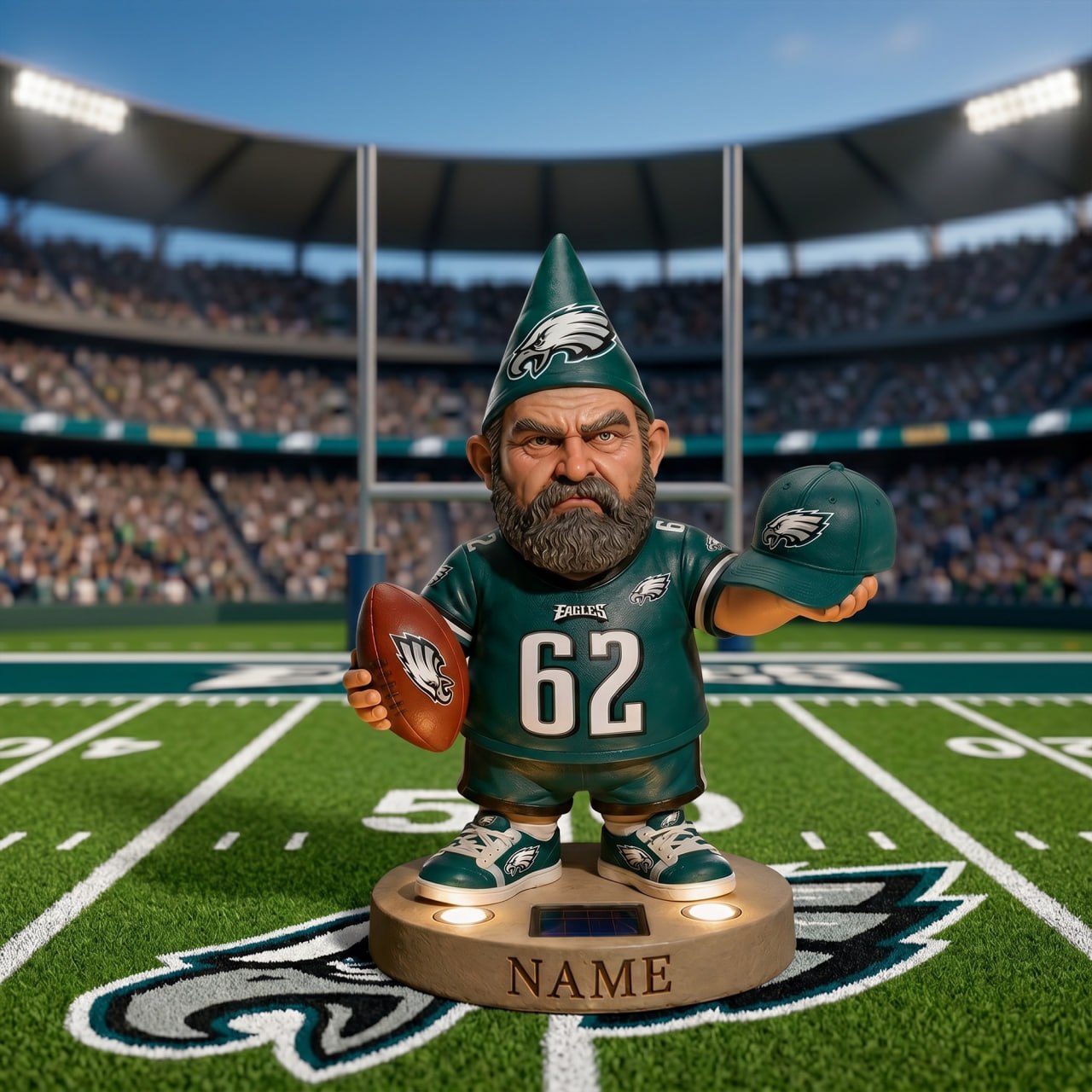 "This is my territory" - Personalized NFL acrylic solar lights 1006 NAK NHT