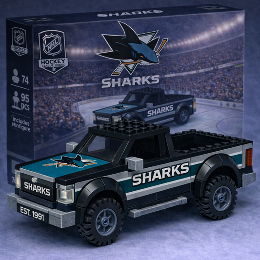 SJS x NHL Building Blocks Truck Toy Set V2 DatND DVT