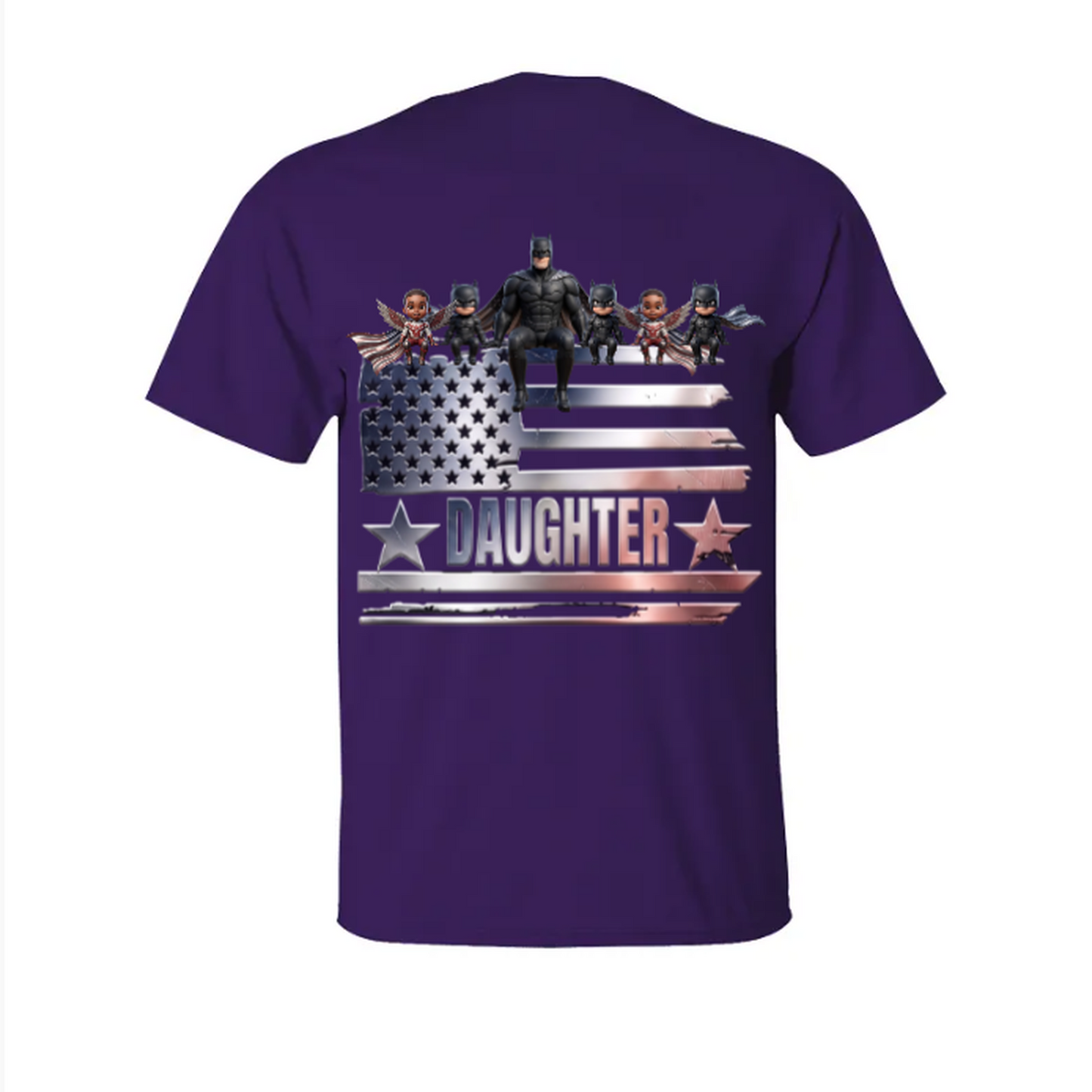 Premium Personalized Daddy and Son Superhero Shirt V1 NMD TTV